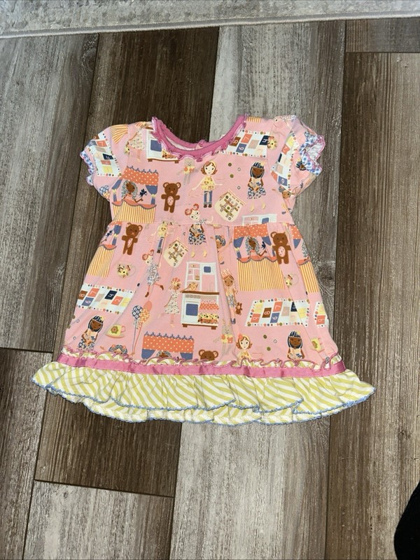 Girls Matilda Jane Outfit Dress Size 18/24 Months Girls Bears Hopscotch