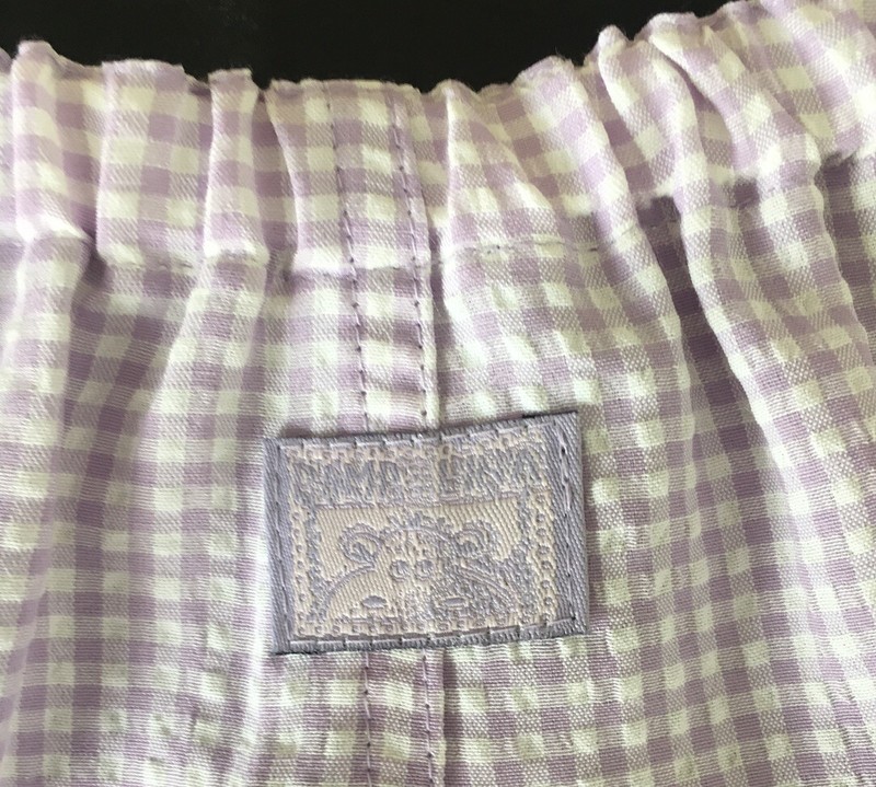 EUROPEAN GERMAN BOUTIQUE INFANT BABY GIRL 3 PC PANT SET SOFT LILAC/ GINGHAM NWT gallery