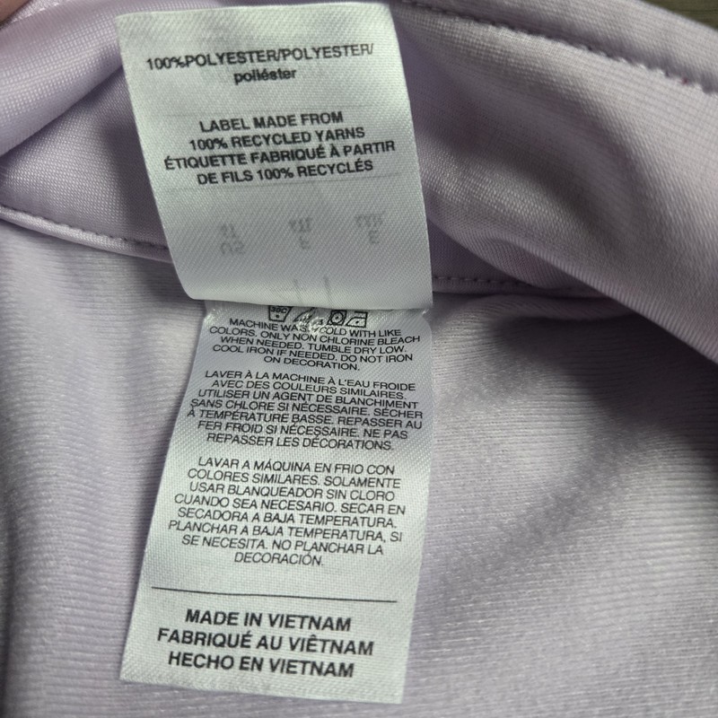Lavender Adidas 2‑Piece Tracksuit Set 4T Jacket Pants Purple Stripes Athleisure gallery
