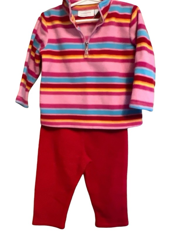 Girls 2 T 100% Polyester Pants and Long Sleeve Top Wonder Kids brand