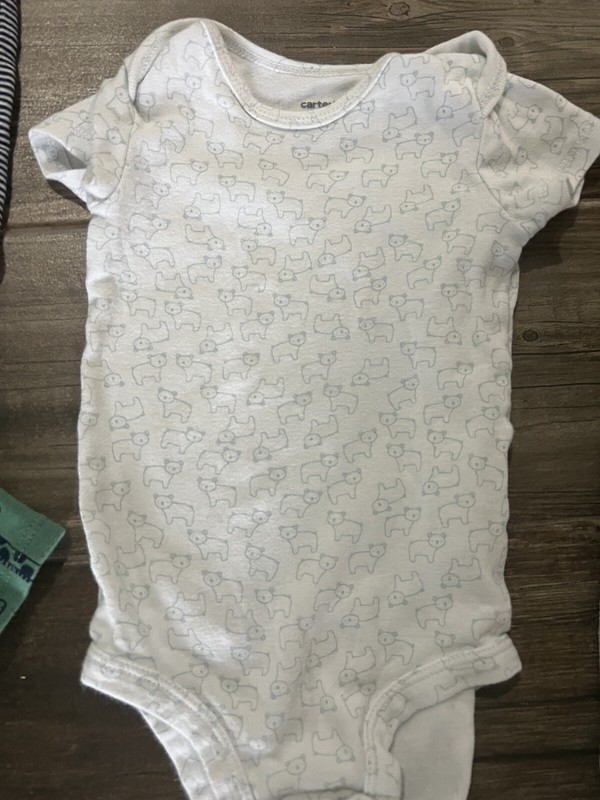 Carter’s Baby Boy Unisex 6 Months Lot Of 8 Bodysuits Pants Alligator Animals gallery
