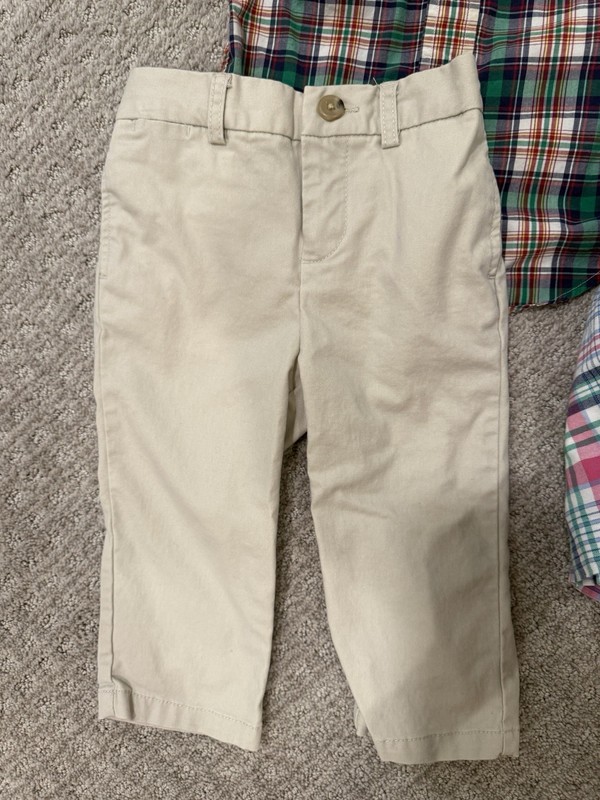 Lot of 4 Assorted Ralph Lauren Toddler Boys’ Bundle Plaid Logo Clothing, 12M gallery