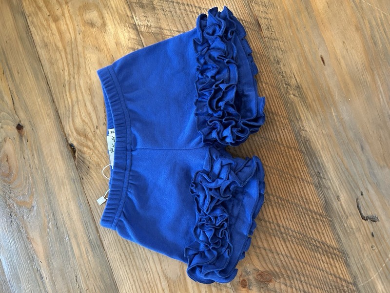 Marie Nicole 3yrs Blue Ruffle Shorts