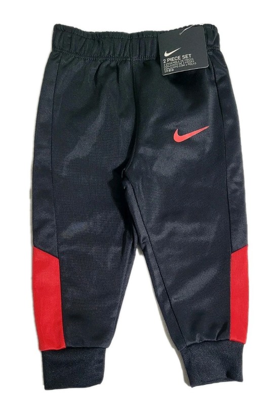 Nike 12M Activewear Black Sweat Pants Baby Boys Girls Size 12 Months 1 Piece New