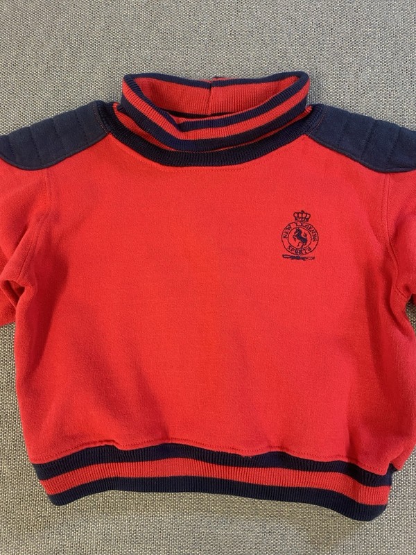 Vintage 90s Toddler Tracksuit Set 3T Red Navy Sweatshirt Pants Retro Boys gallery