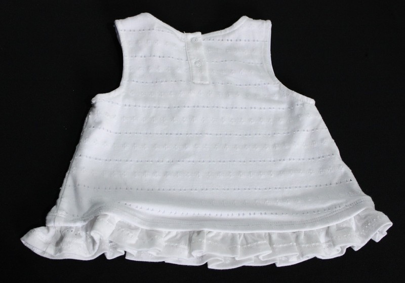 Habitual Baby Girl's Two Piece Tank Top And Shorts Set EJ3 White Size 18M NWT gallery