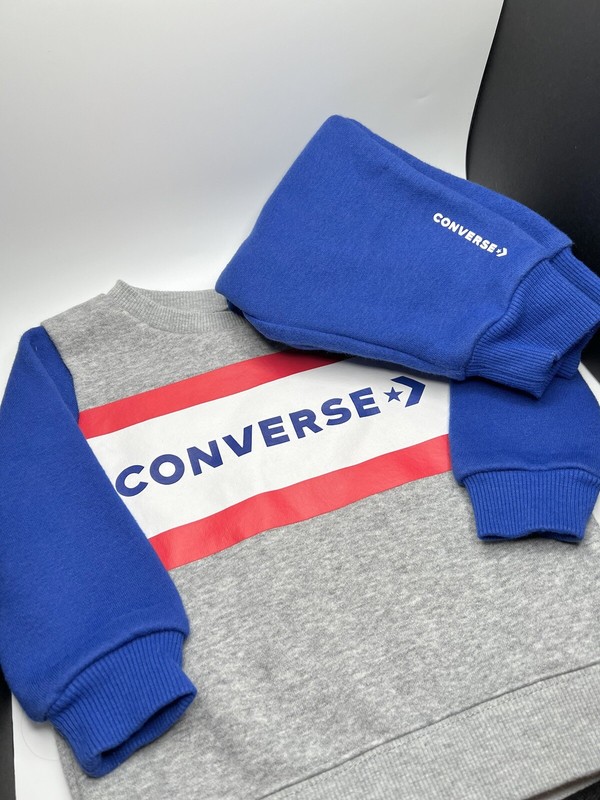 Converse Crew Sweater And Sweats Set 2 Piece Size 12M