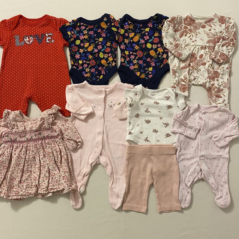 Baby Girls Clothes Bundle Newborn Tiny Baby Small Baby