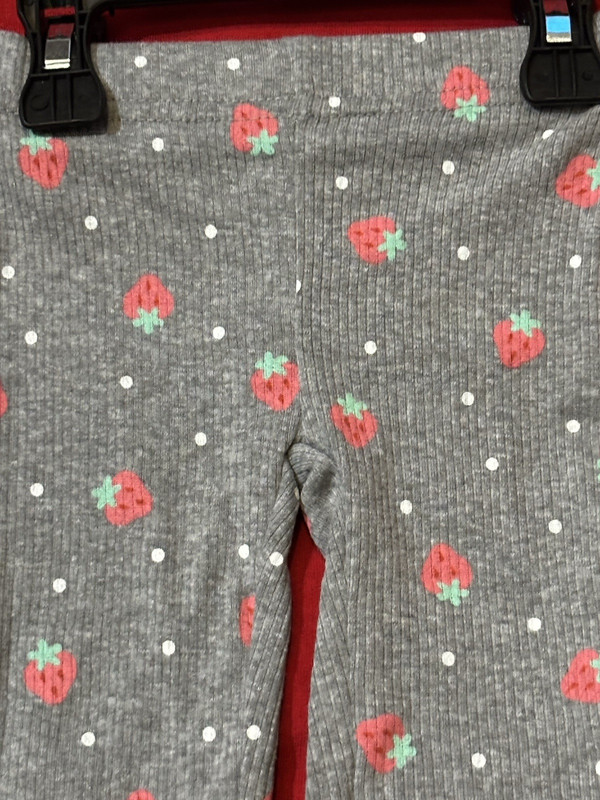 NEW, STRAWBERRY SHORTCAKE SWEATSHIRT & LEGGINGS OUTFIT, SIZE 12 MONTHS gallery