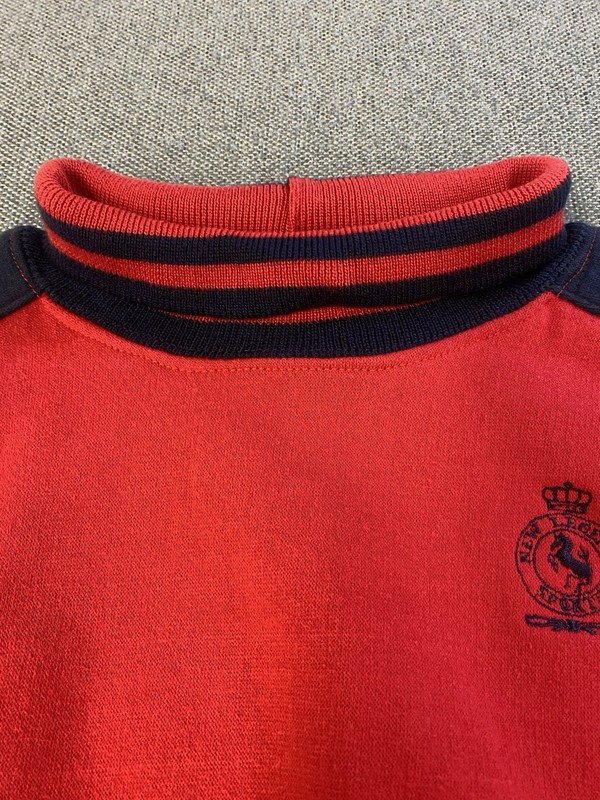 Vintage 90s Toddler Tracksuit Set 3T Red Navy Sweatshirt Pants Retro Boys gallery