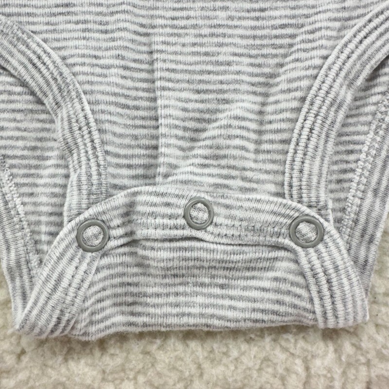 Carters 18 Mth Gray White Stripe LS One Piece Pink White Pants Polar Bear Outfit gallery