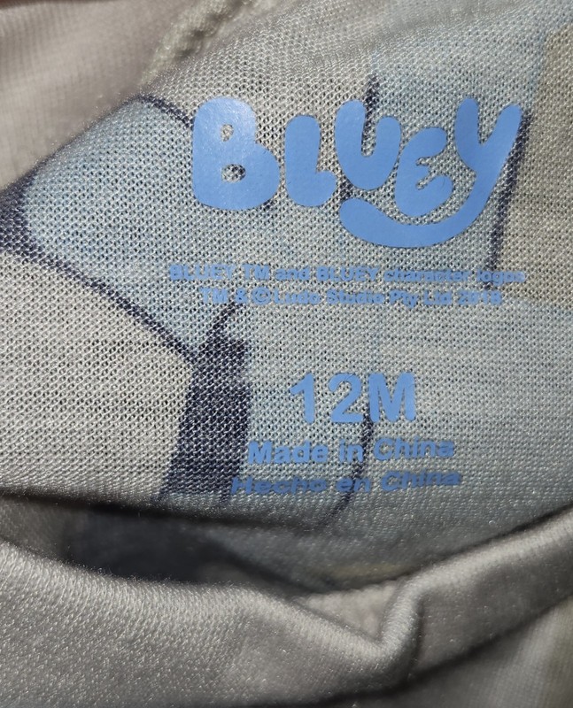 Bluey Baby 3 piece Set Size 12 months gallery