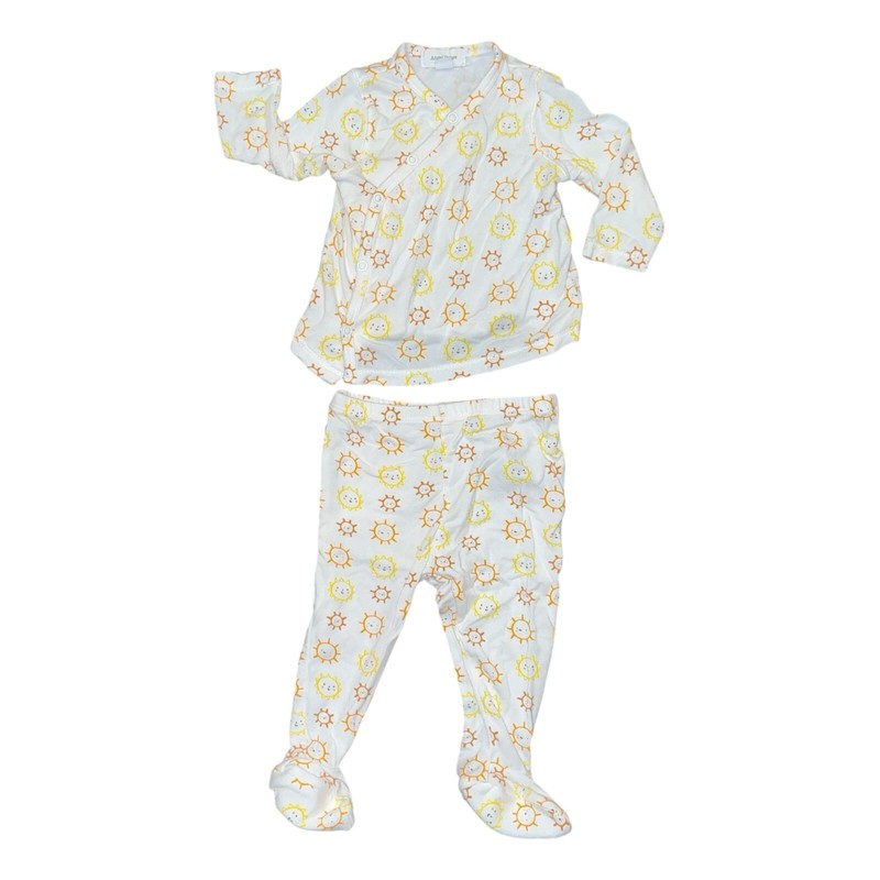 Angel Dear Bamboo Take Me Home Set With Footed Pants 0-3 Months Autumn Sunshine
