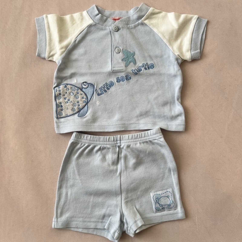 Baby Boy T-shirt and Shorts Mariquita 116 cm 100% cotton Made in Turkey