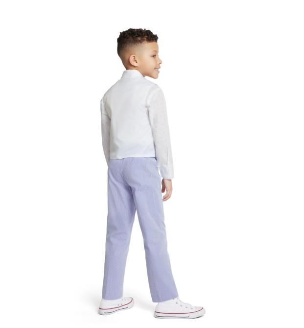 Nautica Toddler and Little Boys Pin Cord Machine Washable Vest Set - Bright Blue gallery