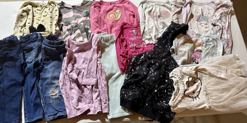 15 piece baby girl bundle; 24 months; fall, winter, spring