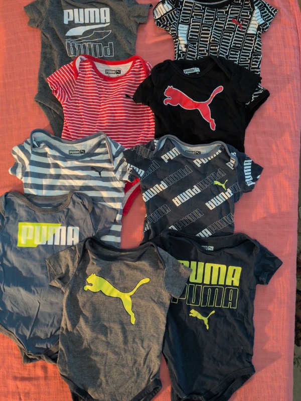 Puma Baby Boy 0-3 & 3-6mo.Outfits(Lot of 9)