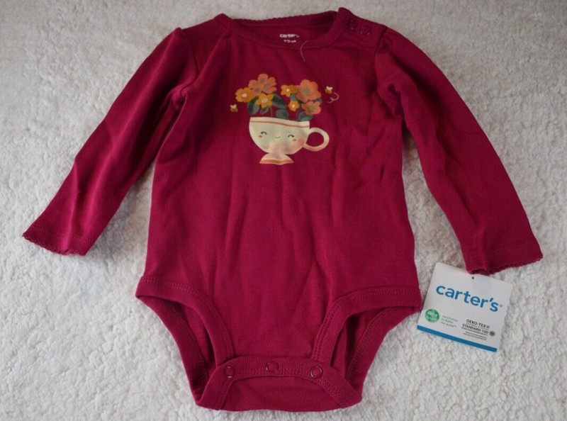 Carter's Baby & Toddler Girl's 4-Piece Long Sleeve Bodysuit & Legging Set gallery