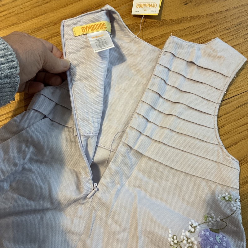 Gymboree 12-18 Month 2004 Paper Lanterns Lavender Purple Easter Dress NWT gallery