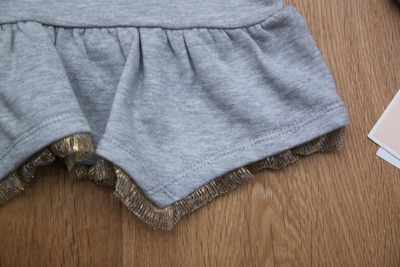 Juicy Couture Baby Girl Long Sleeve Top & Legging Set ~ Gray, Pink, Black & Gold gallery