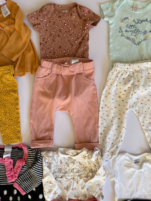 3-6 Months Baby Girl's Clothes Mix Brands 40 Piece Bundle Lot gallery