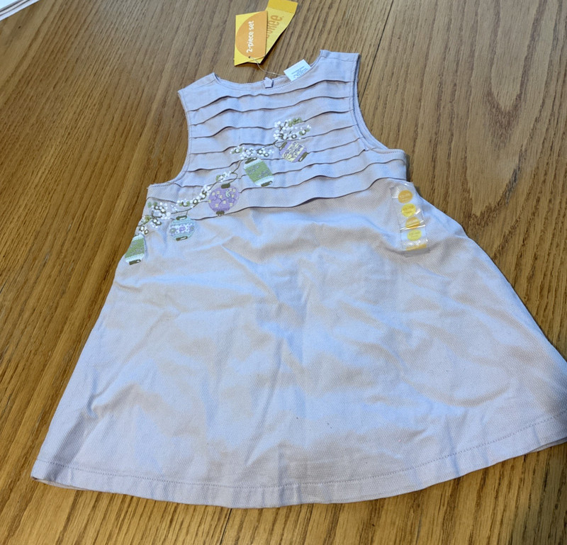 Gymboree 12-18 Month 2004 Paper Lanterns Lavender Purple Easter Dress NWT