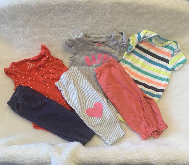 Baby Girl Clothes Lot 3 Months Pants Shirts Bodysuits Bundle Fall Winter Spring