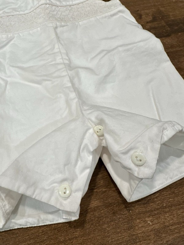 STRASBURG Boys 12 Mos Smocked One Piece Romper Christening Wedding Formal White gallery