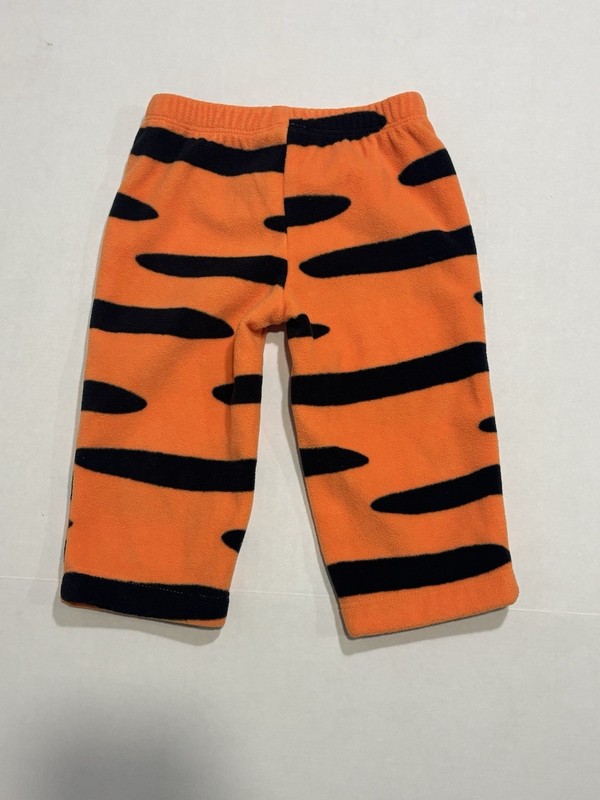 Carter's Tiger Fleece Hooded Zip Hoodie & Pants 2-Piece Set Size 3-6 months gallery