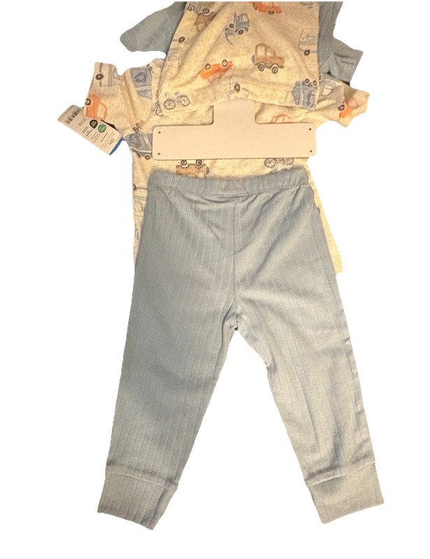 CARTER'S Boys Dinosaurs, Trucks, Cars, 4 Shirts, 4 Pants Sets, 12mo gallery