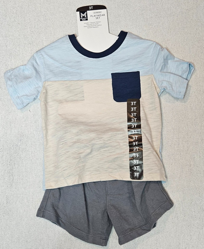 Top & Bottom 2 Piece Toddler Playwear Set Boy's By Member's Mark gallery
