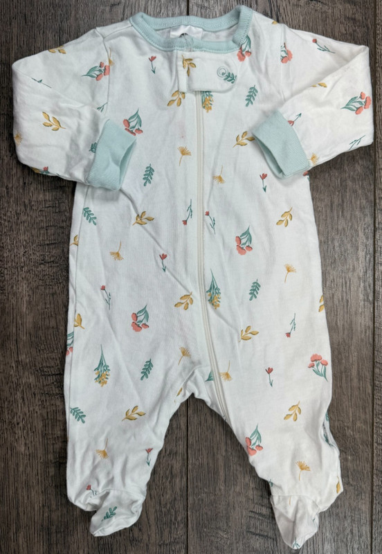 Baby Girl Clothes Gerber Newborn Spring Floral Footed Outfit