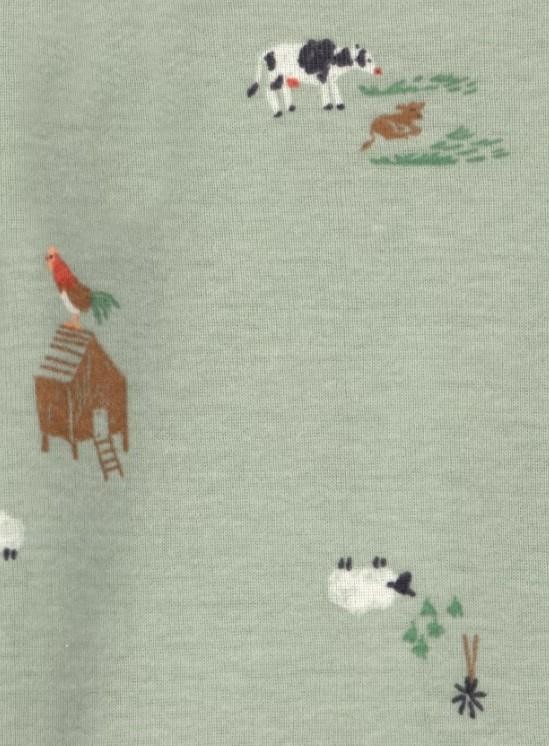 NWT Boys Sz 12 Months Farm Animals Theme Shirts & Coordinating Pants 3 Pc Outfit gallery