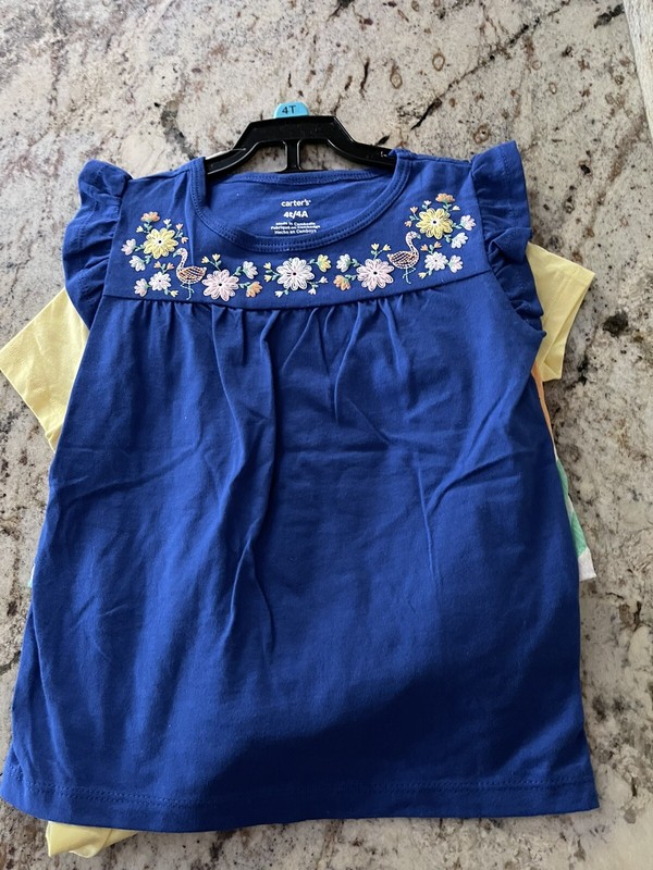 Carter’S Girls Outfit Set 3 Piece Size 4T New 🦋
