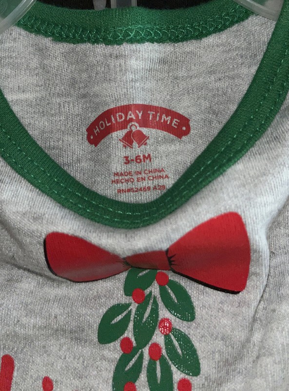 Infant Boy 3-6 m HOLIDAY TIME Christmas 2 pc set LS One Piece And Pants gallery