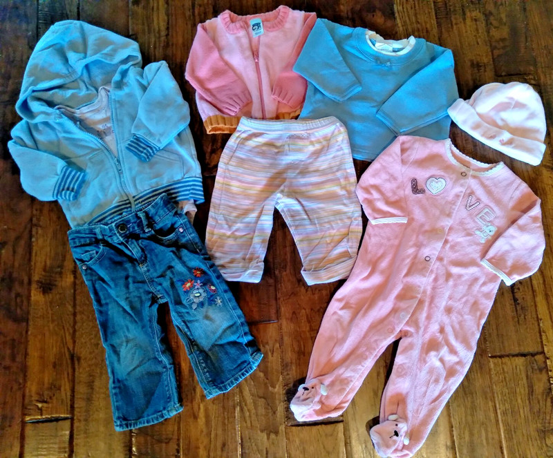 GUC! Girls Lot of 8 Everyday Play Gap Carters OshKosh OldNavy Outfits 6-12 month