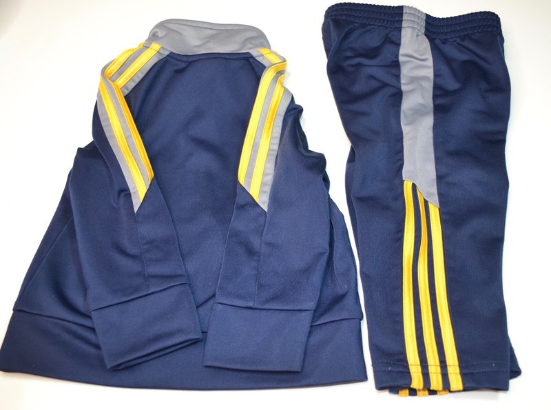 Toddler Boys Adidas Athletic Track Jogging Set Suit Pants Jacket EUC 12 Months gallery