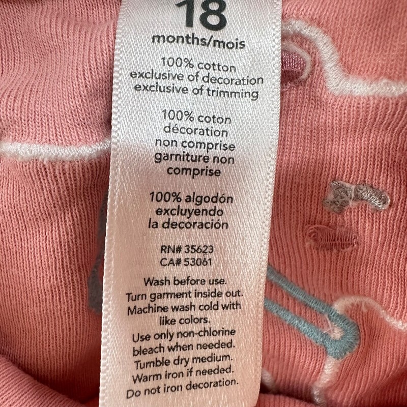 Carters 18 Mth Gray White Stripe LS One Piece Pink White Pants Polar Bear Outfit gallery