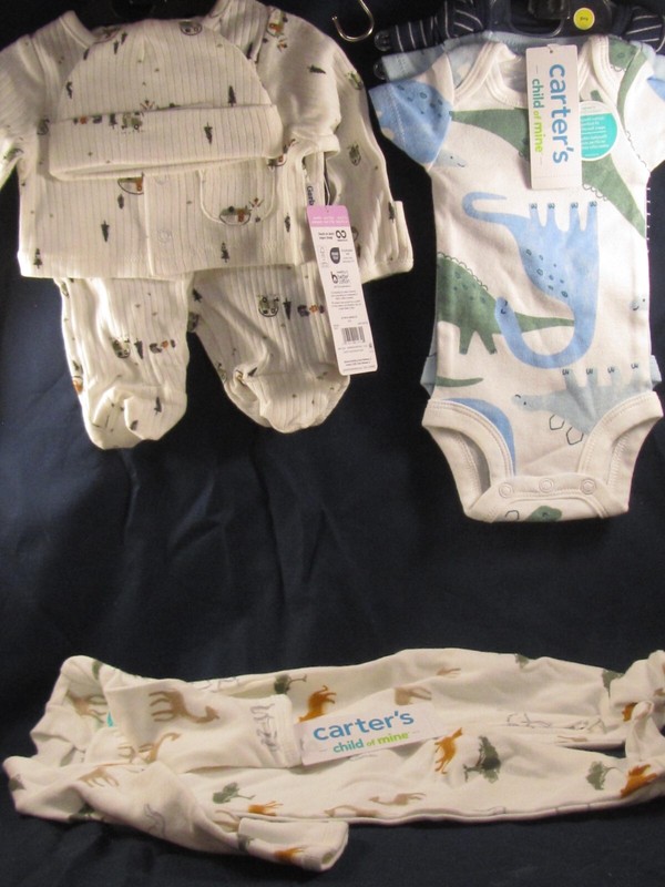 PREEMIE GERBER AND CARTER’S OUTFITS NWT.