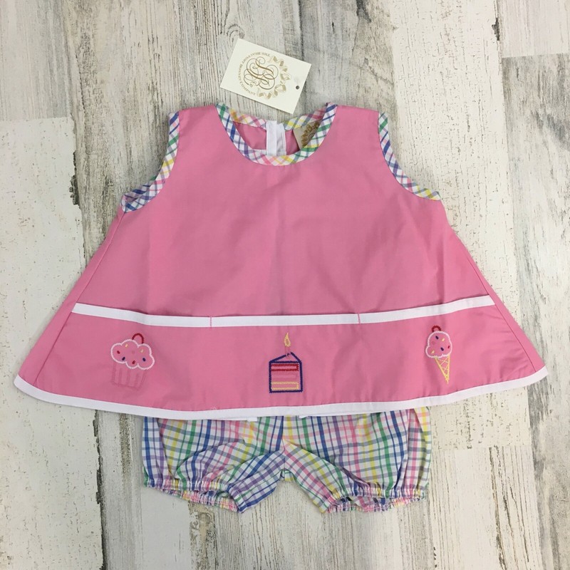 The Beaufort Bonnet Company Shelby Birthday Swing Set Girls Sz 12 to 18 M NWT