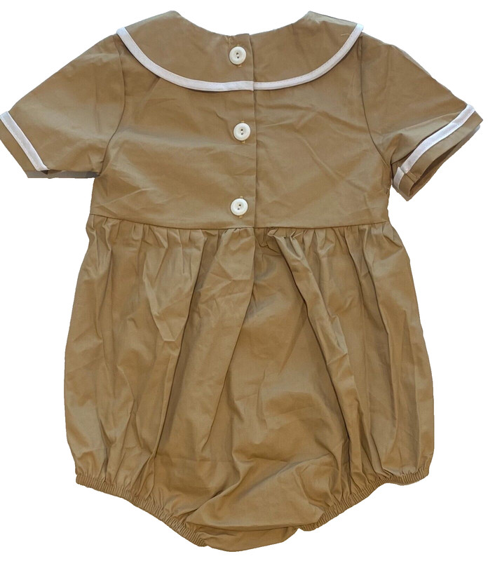 Marie Nicole Clothing NEW Smocked EASTER Outfit one piece Girl size 18-24 months gallery