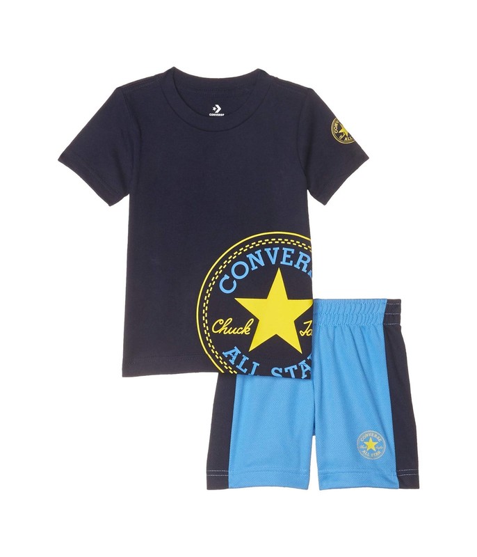 Converse Baby Boy’s Graphic T-Shirt & Shorts Set (Toddler) Coast 4T Toddler