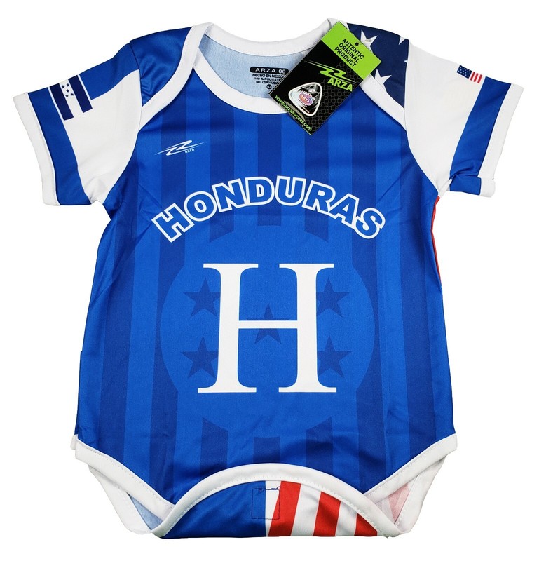 Honduras/USA Soccer Baby Outfit Mameluco New W/O Tag Sizes 3 to 12 Months