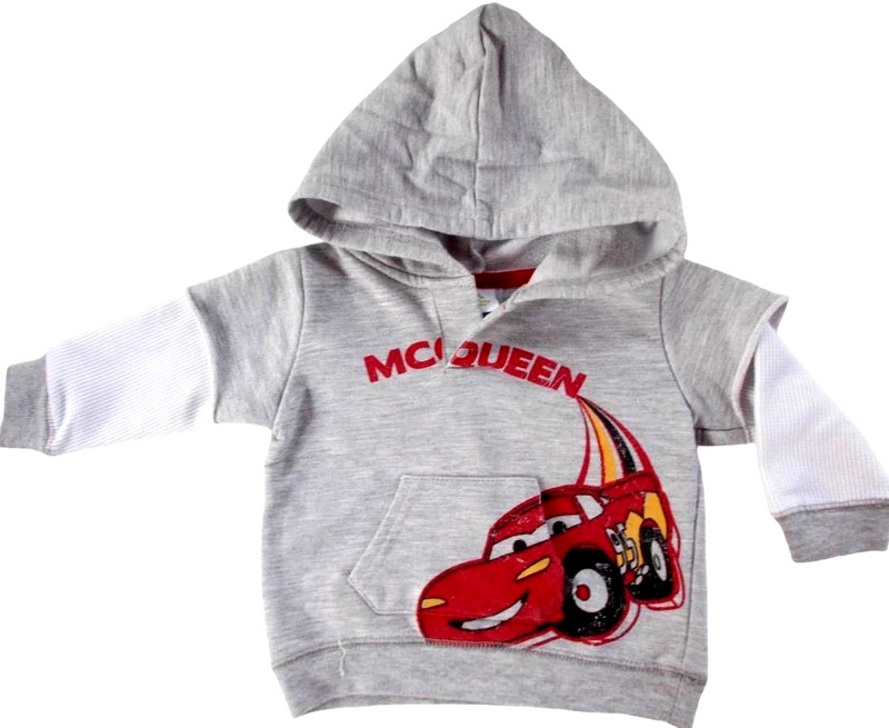 Disney/Pixar CARS Lightning McQueen Mock-Layered Hooded TOP & JOGGER PANTS 3-6 M gallery