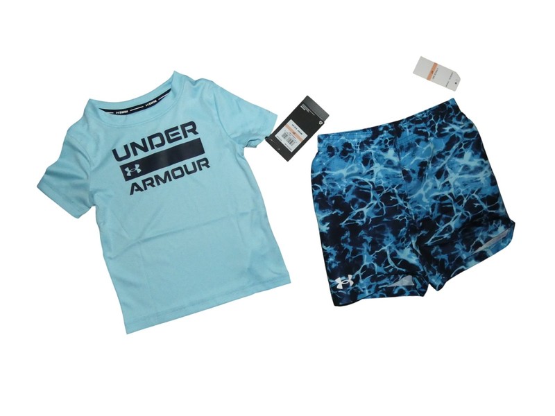 Under Armour Baby Boys Swim Trunks Lot of 2 Toddler 2T Shorts NWT gallery
