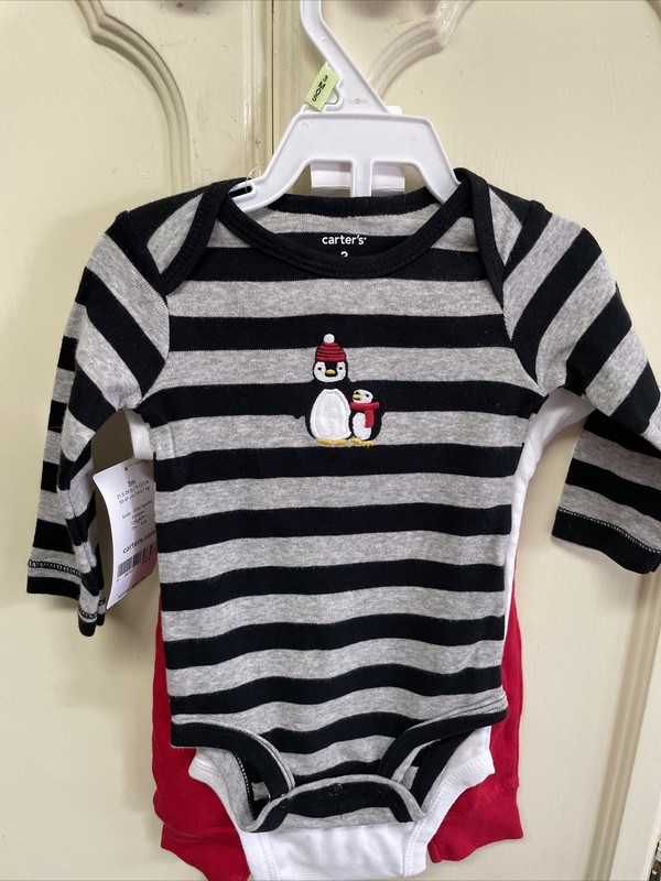 *NWT* ADORABLE NEW Bodysuit Long sleeve, Short sleeve, Penguin, unisex 3M Pants
