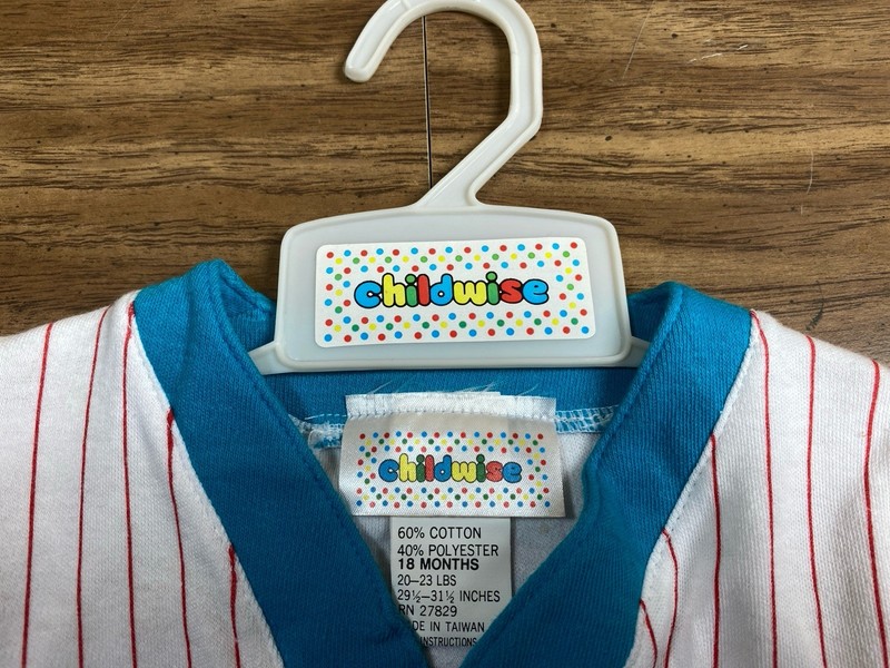 NOS New 90s Childwise Vtg 18mos Baby Set Baseball New With Tags Storage Wear gallery