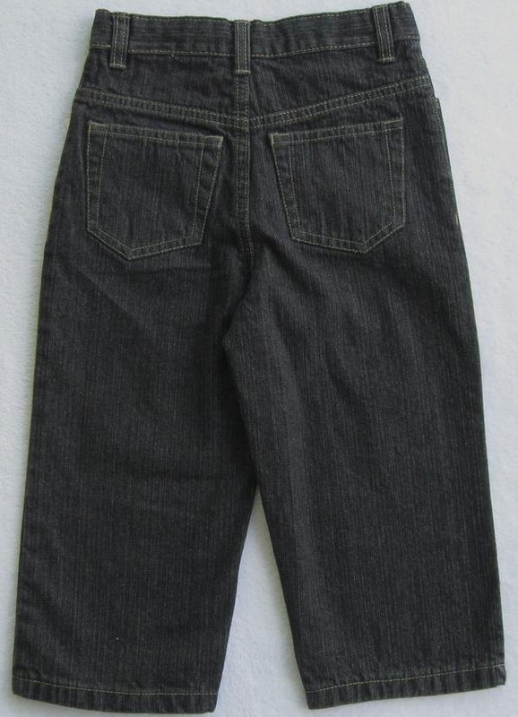 NWT KENNETH COLE Boys Blue Grey & Black Long Sleeve Two Piece Jeans Set( 2T, 3T) gallery