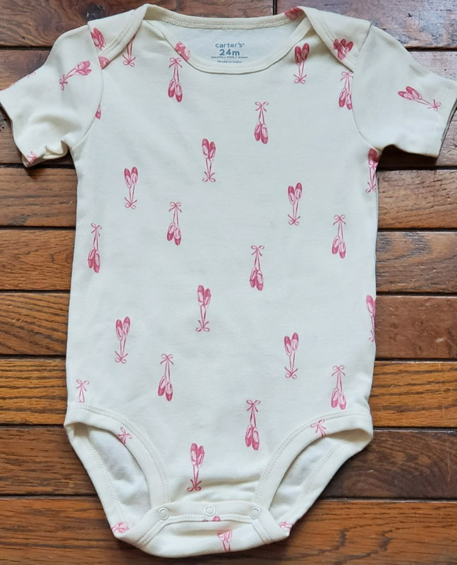 Carter's Ballet Outfit Baby Girl Size 24 Months Top Bodysuit Pants Set Dance NWT gallery