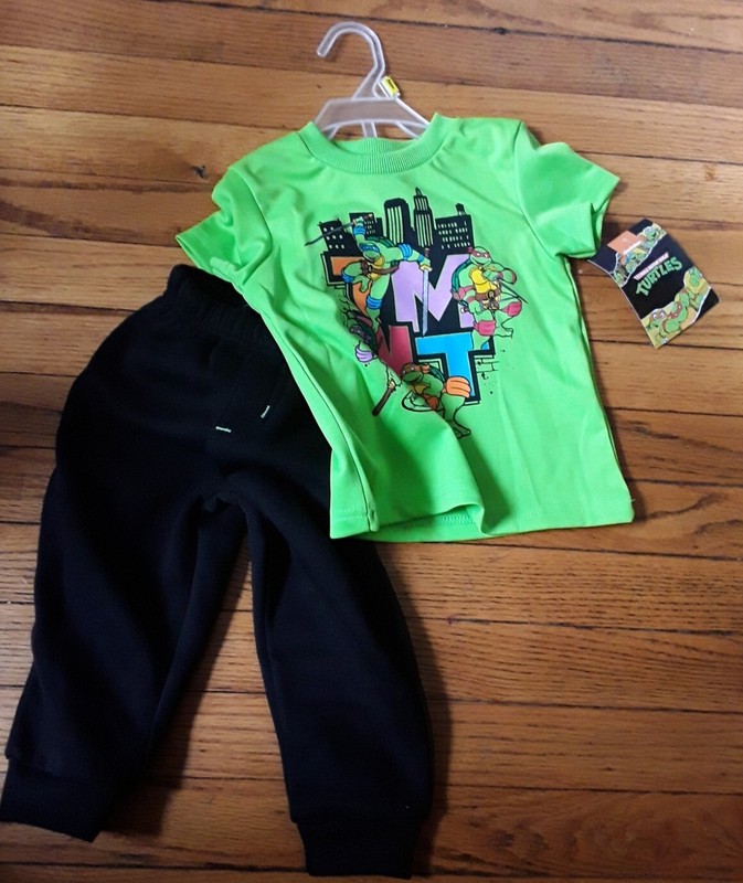 Teenage Mutant Ninja Turtles TMNT – 2pc Baby Boy 12 Months Jogger Set. New!